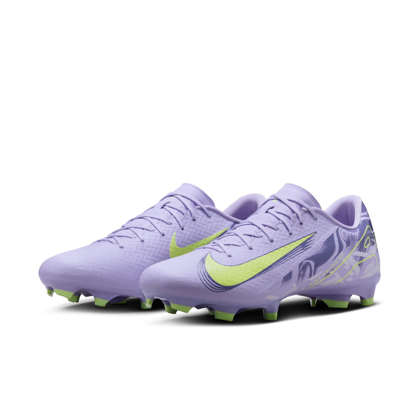 Nike Zoom Mercurial Vapor 16 Academy Gras / Kunstgras Voetbalschoenen (MG) Lichtpaars Lichtgeel