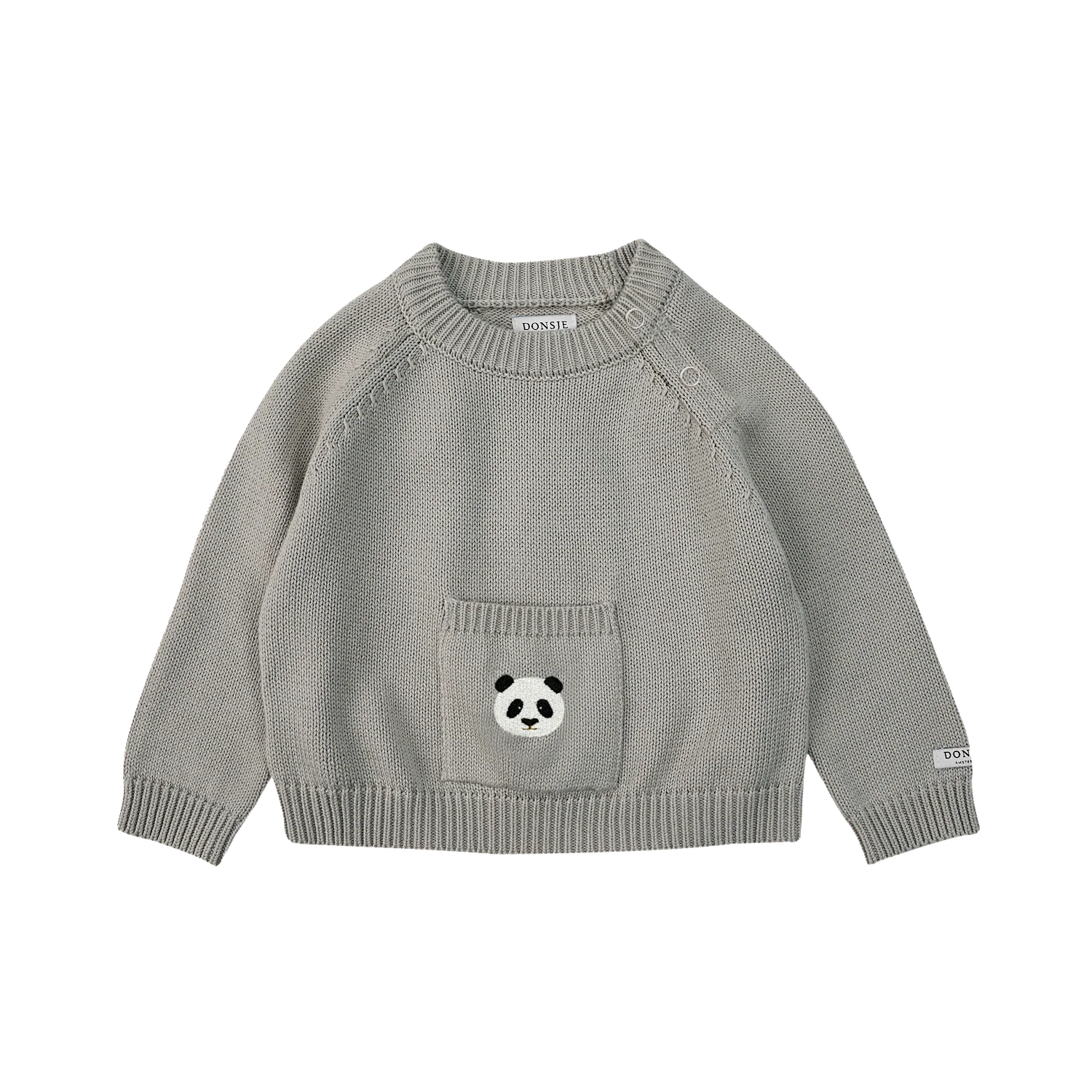 Loeke Sweater | Panda | Silver Grey