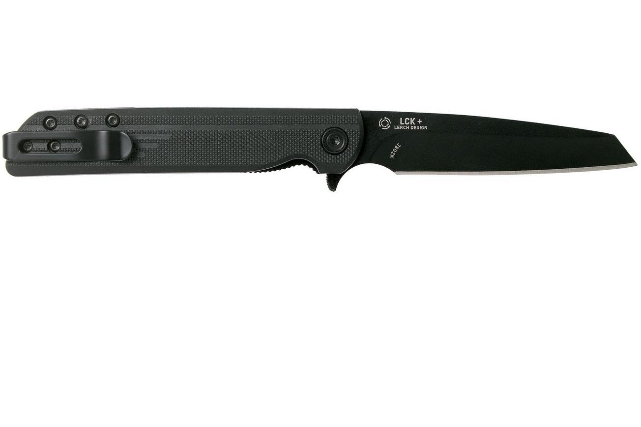 CRKT LCK  3802K Tanto Blackout zakmes, Matthew Lerch design