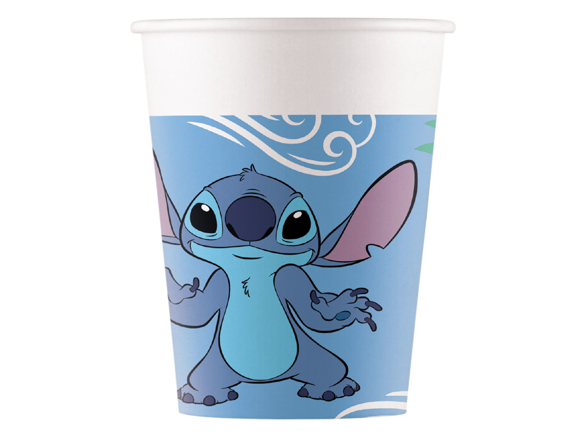 COPOS DESCARTÁVEIS STITCH PAPEL 200ML 8 UNIDADES