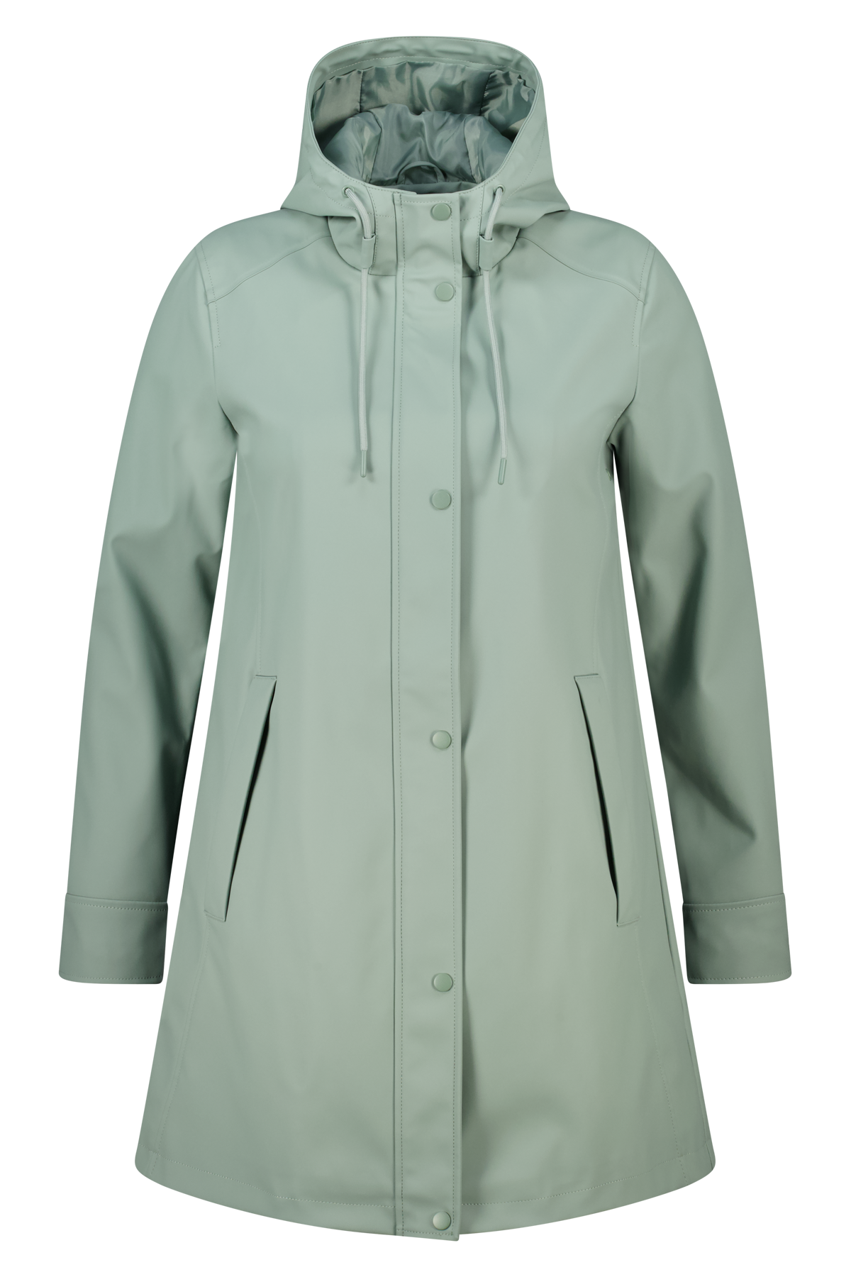 Regenjas met capuchon Licht mint