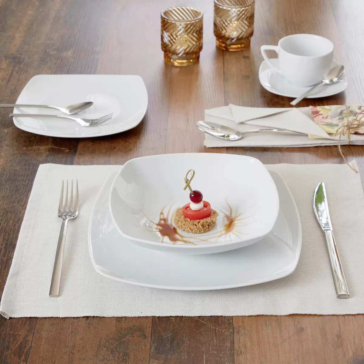 Besteckset 30tlg. Greta James Wood Silber