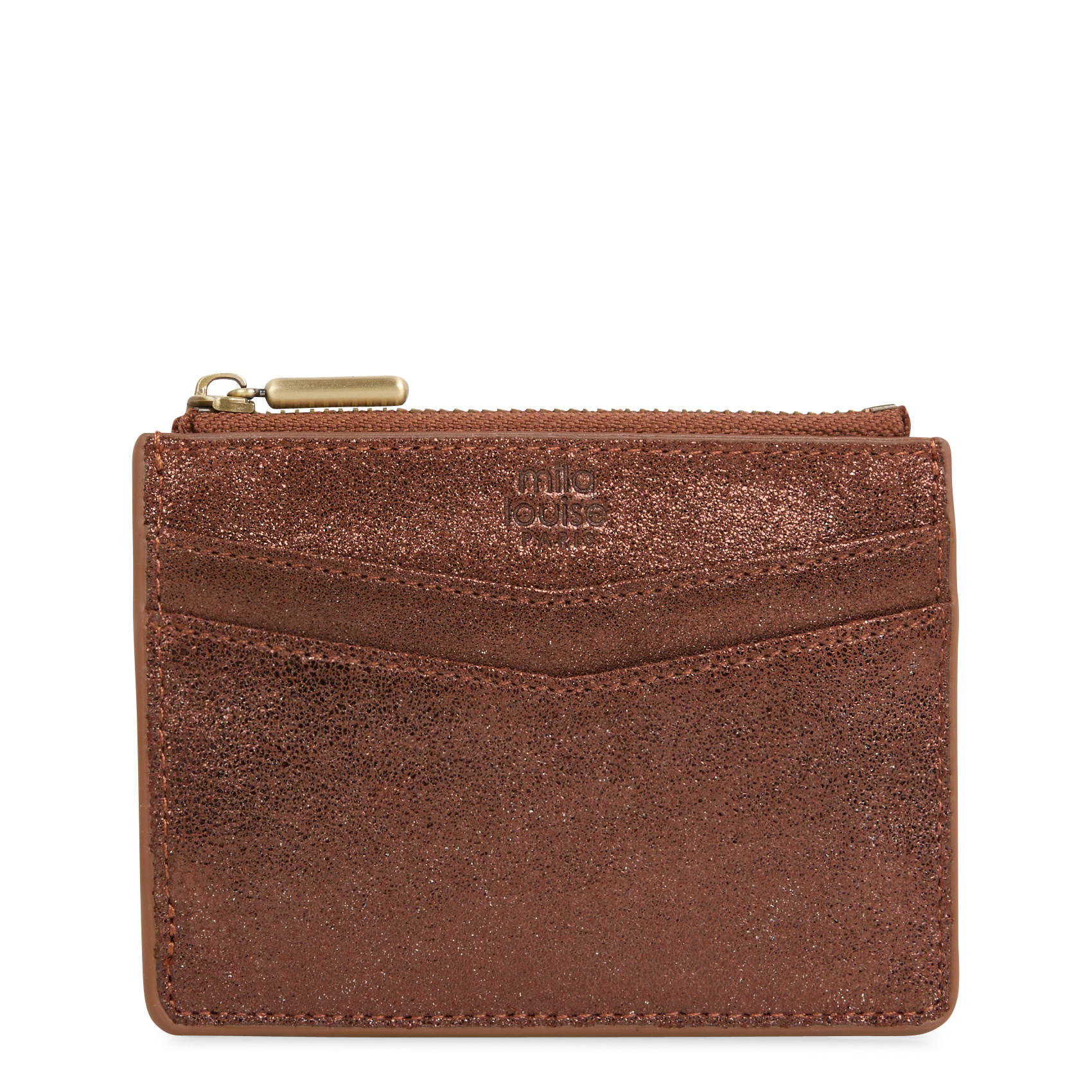 ROLAE - Porte-cartes en cuir | Marron