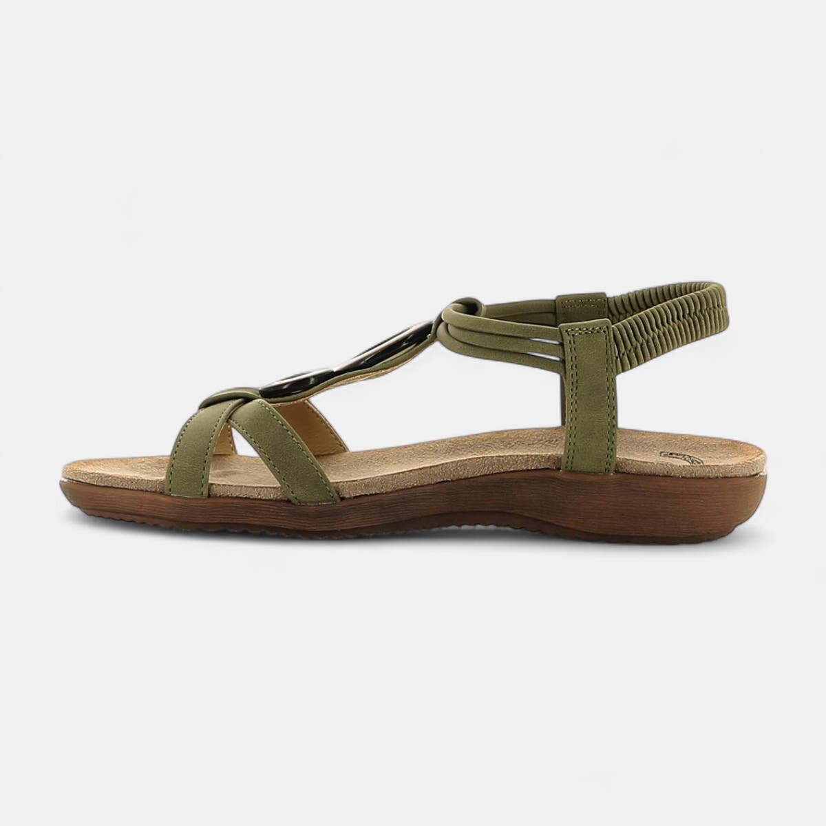 Sandales Femme kaki