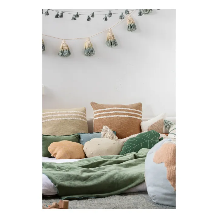 Lorena Canals Coussin Duetto | Vert olive