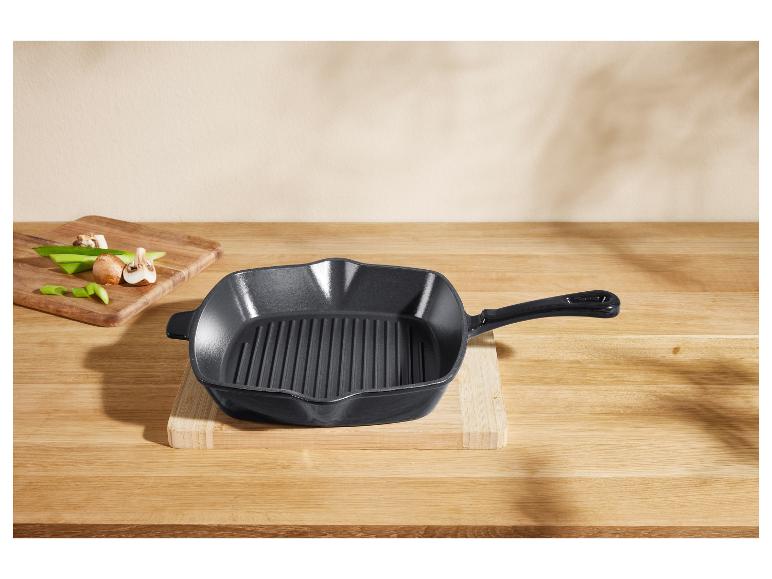 Gietijzeren grillpan 24 cm