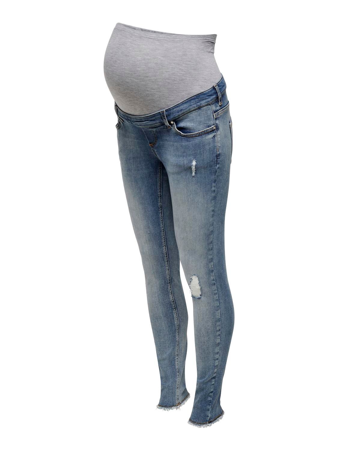 OLMBLUSH Mittlere Taille Skinny Fit Jeans Medium Blue Denim