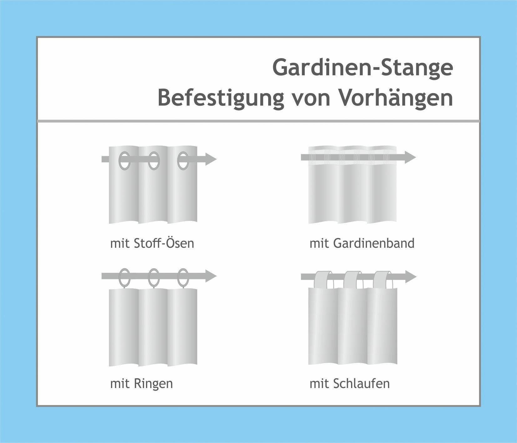 Good Life Gardinenring »ArtusNaos« Gardinen-Ringe für 25mm Stange