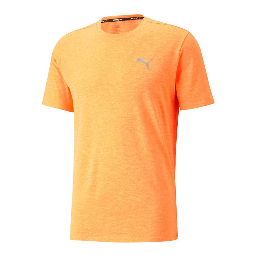 Puma FD RUN FAV HTR - Maillot Homme ultra orange heather