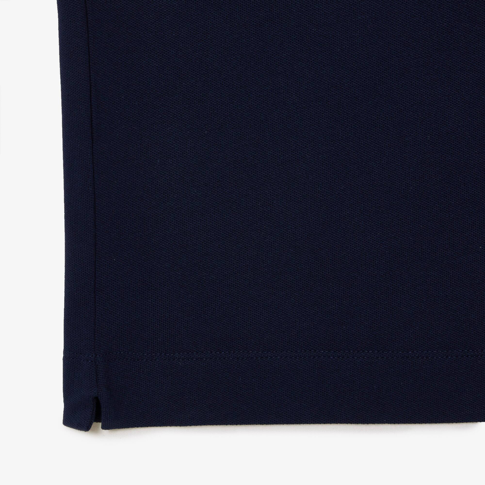 Smart Paris Stretch Cotton Piqué Poloshirt Kurze Ärmel - Blau - Lacoste - Herren