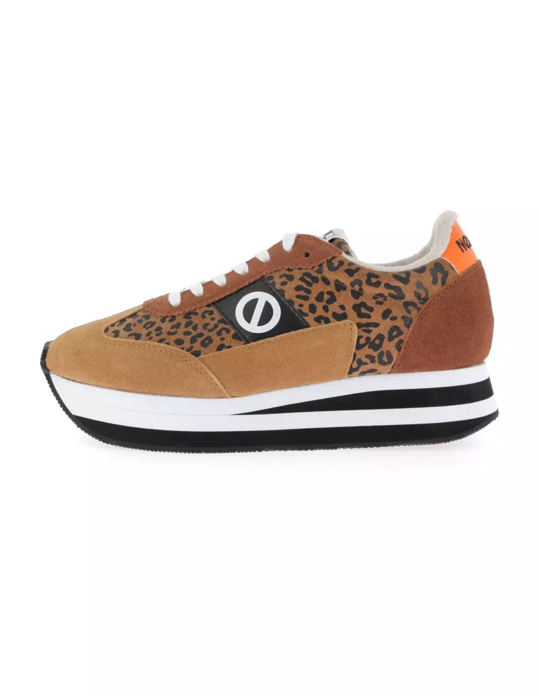 NO NAME FLEX M JOGGER - Baskets SUEDELEOTANBROWN