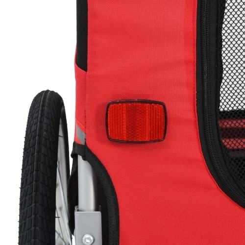 Reboque preto para bicicletas de animais de estimação