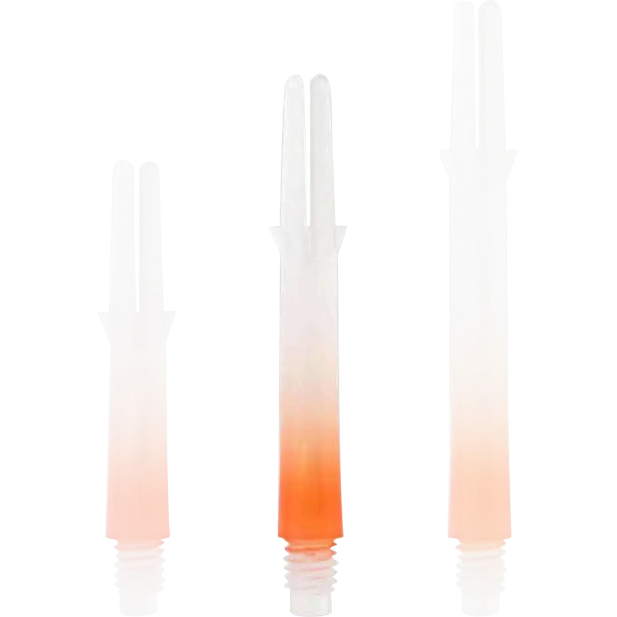 L-Style - L-Shaft Lock Straight TwoTone - Weiß Klar Orange