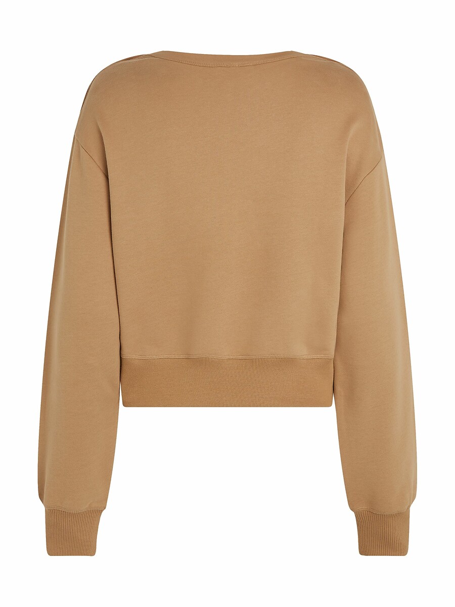TOMMY HILFIGER<br>Suéter listrado de gola redonda
