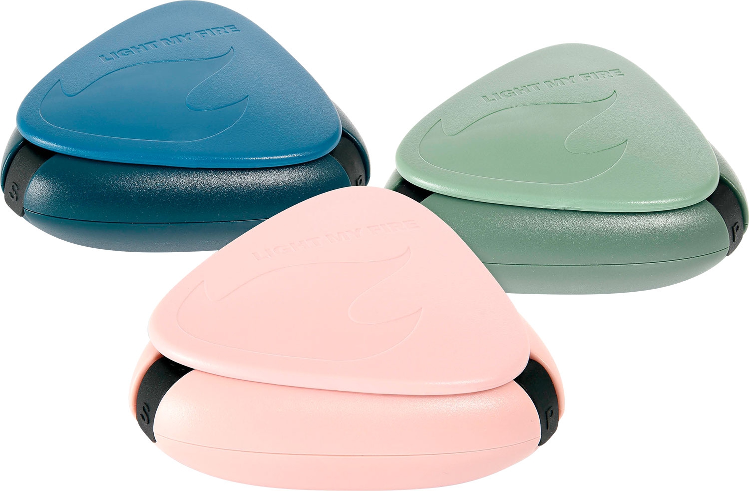 LightMyFire Salt & Pepper Plus Gewürzstreuer aus Bioplastik Sandygreen
