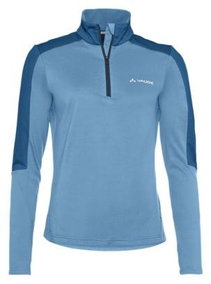 Polaire Femme Vaude Livigno Halfzip II Bleu
