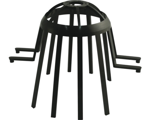 Marley bladvangmand, kunststof, antracietgrijs RAL 7016, NW 75/100 mm