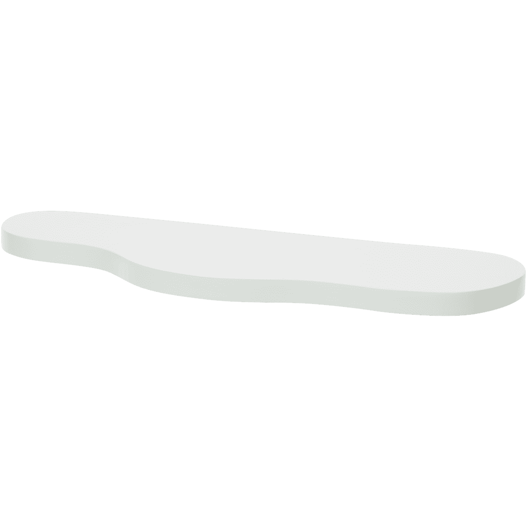 Wandplank in wolkenvorm 49,5 x 19,5 x 9 cm | diverse kleuren