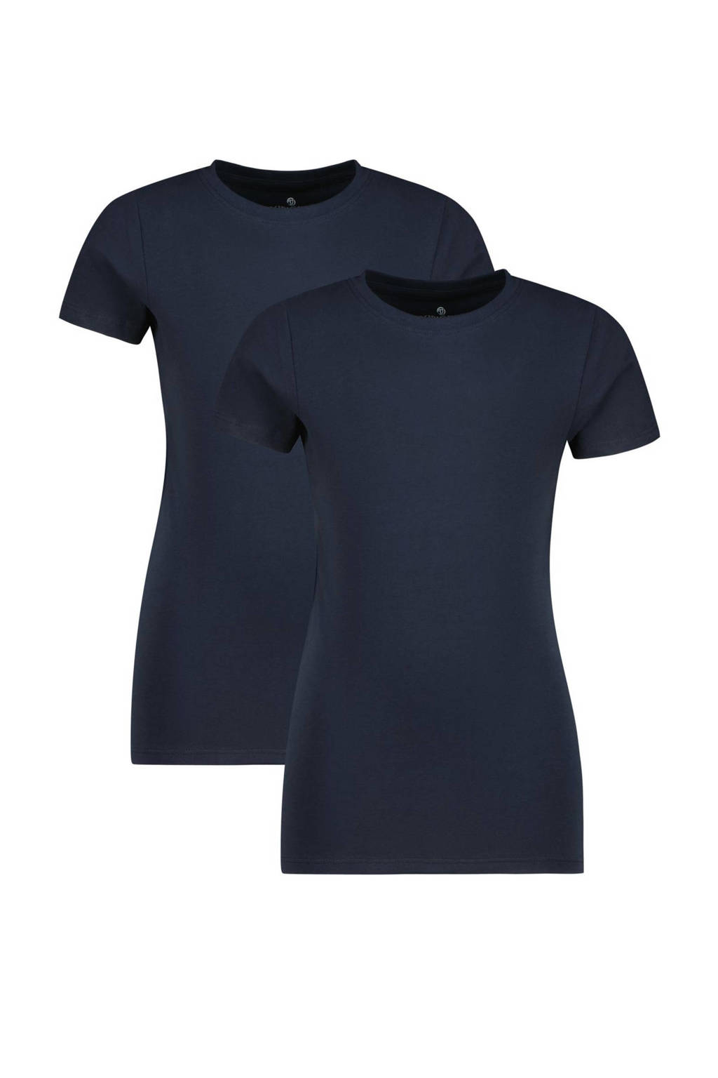 Vingino basic T-shirt - set van 2 donkerblauw