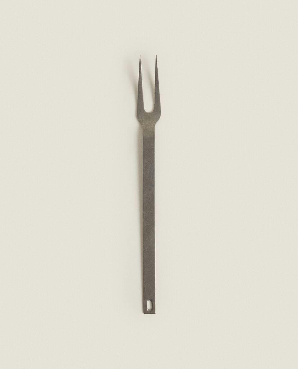Garfo de aço com acabamento stonewash