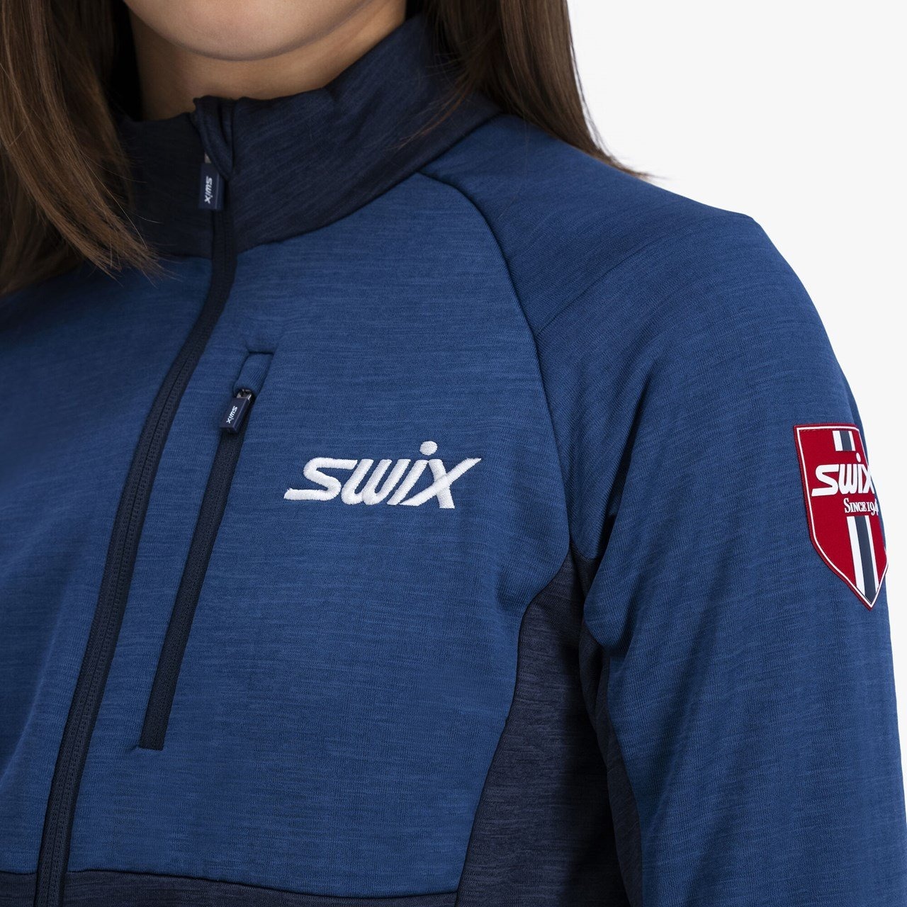 Infinity Midlayer Jacket Dame Lake Blue