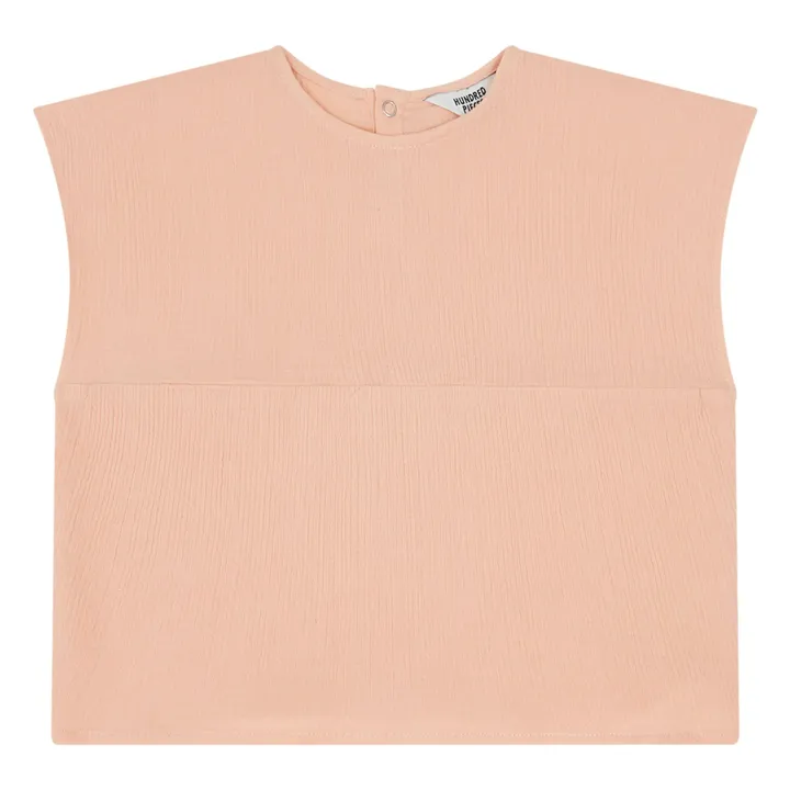Hundred Pieces Top en Gaze Coton Bio | Rose