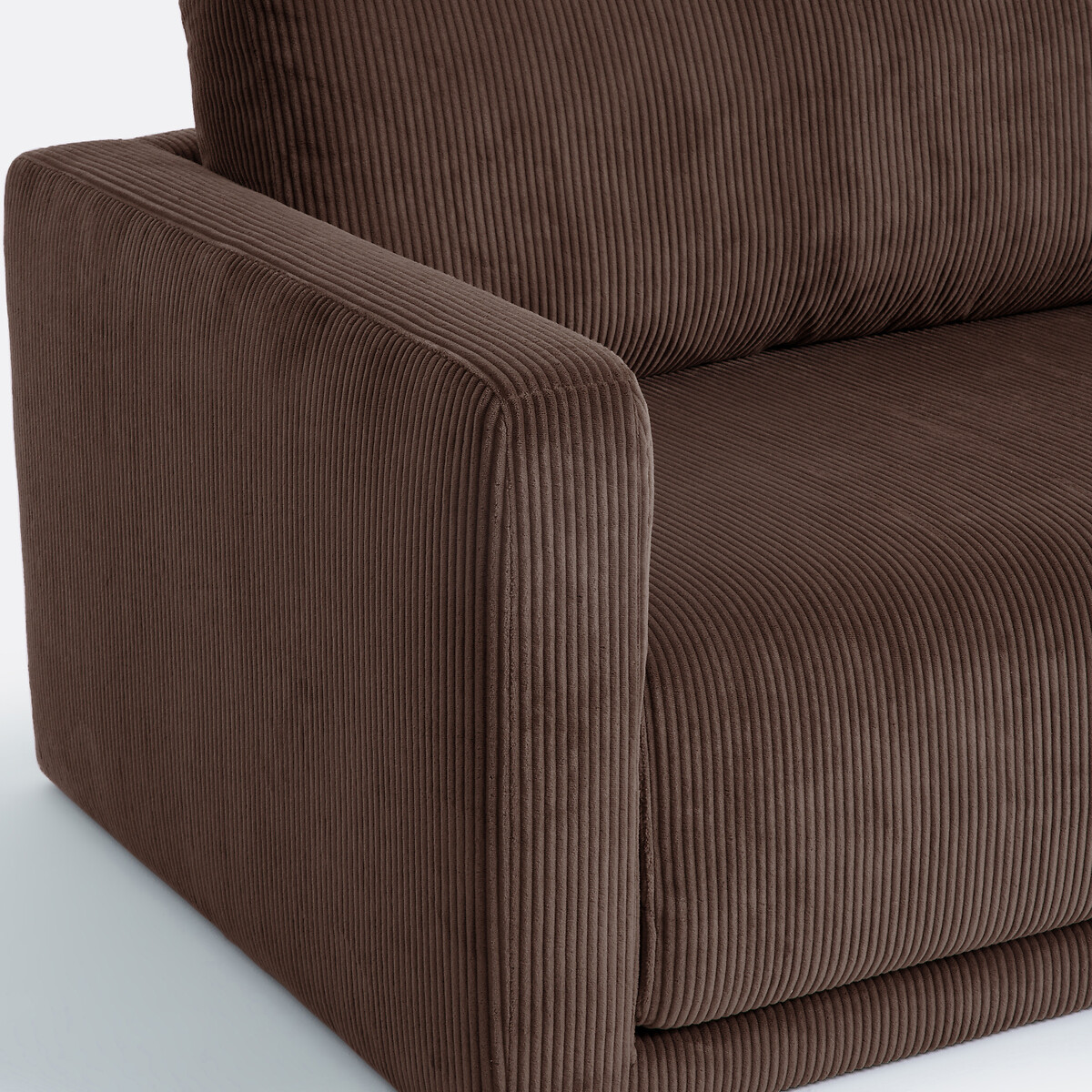 LA REDOUTE INTERIEURS<br>Sofá cama 2 lugares ribfluweel Hani