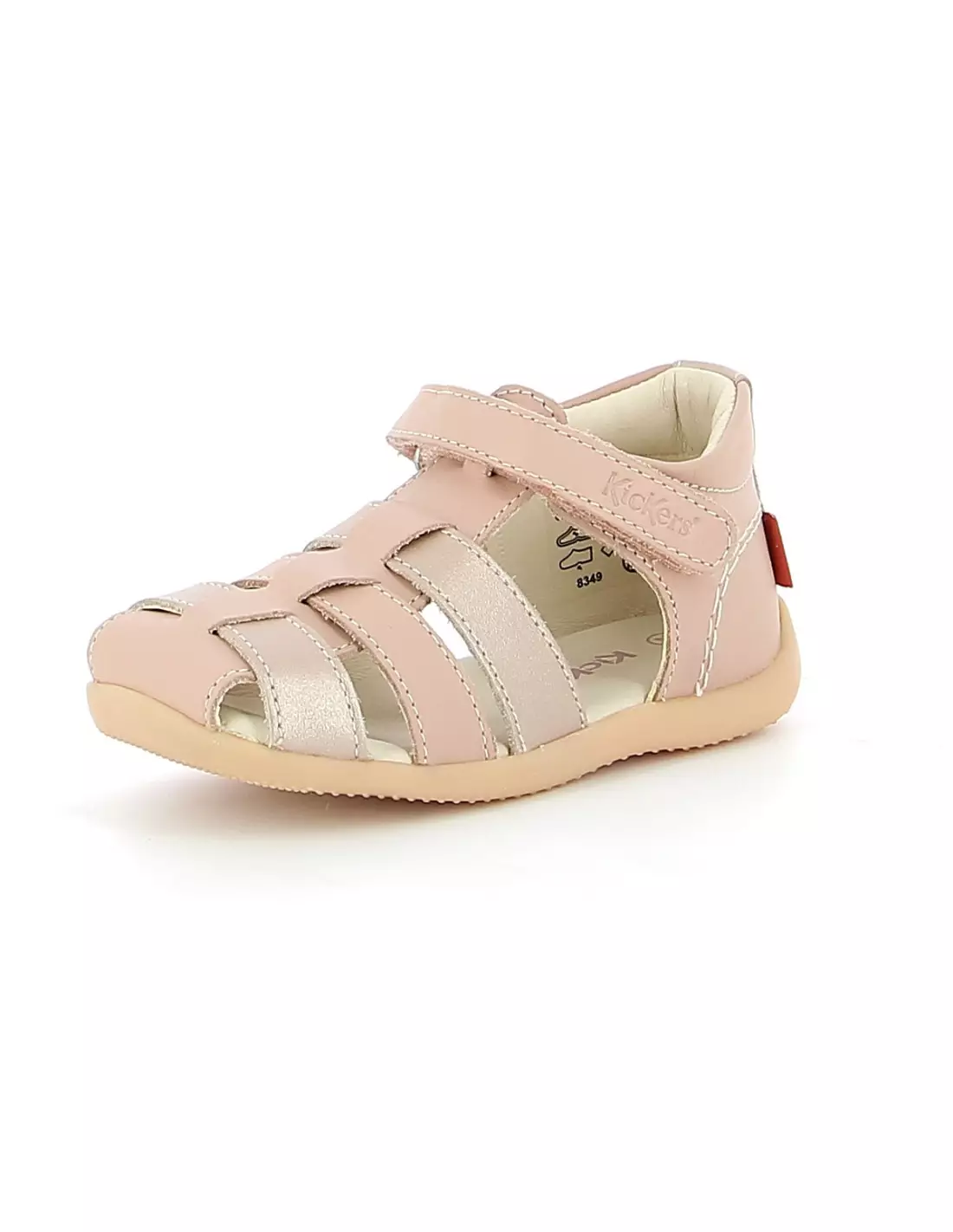 KICKERS BIGFLO - Sandales & nu-pieds Rosemetallic