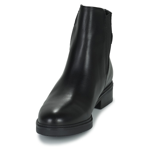 Tommy Hilfiger - Coin Leather Flat Boot - Noir