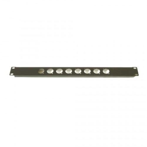 Prodjuser 1U XLR-8 metalen chassis paneel voor 8 XLR