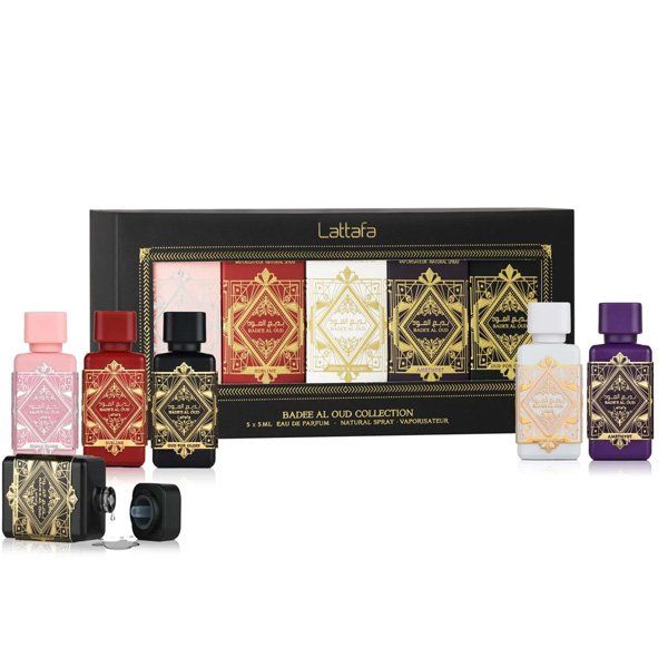 Lattafa Kit de 5 Miniaturas Badee Al Oud Collection 5x5ml (Original)