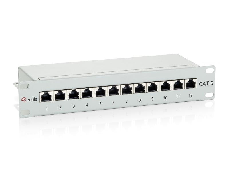 equip Patchpanel 12 Port, LSA, 1HE 10