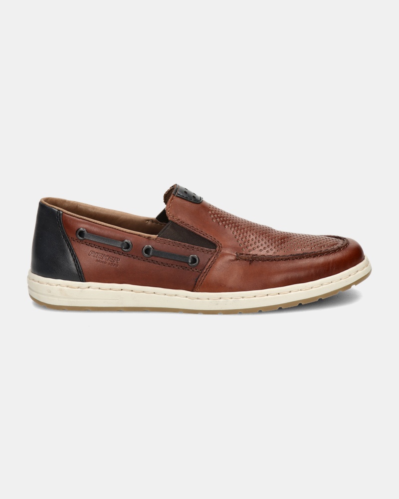 Rieker Instapschoenen  - cognac