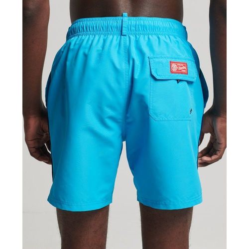Superdry - M3010188A VARSITY SMINSHORT-BVT BEACH BLUE Azul