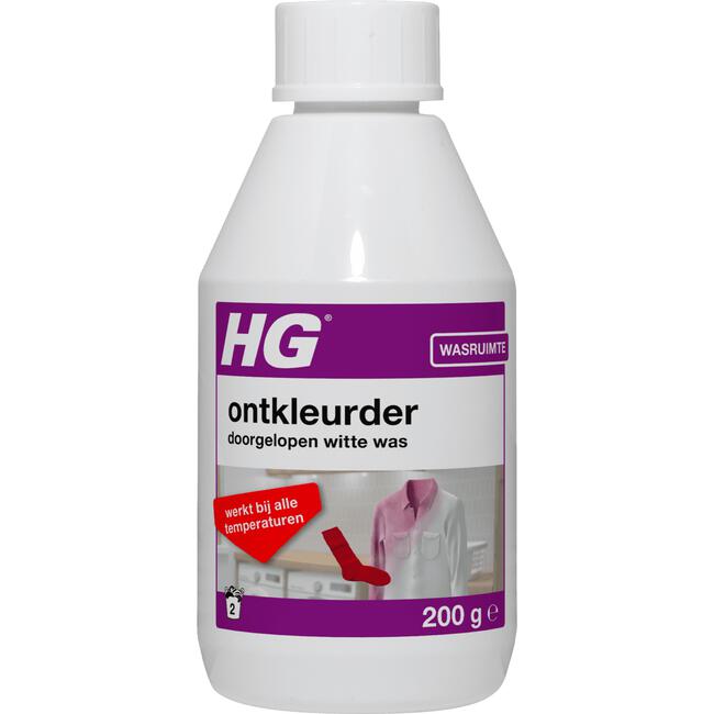 HG Ontkleurder Doorgelopen Witte Was 200 GR