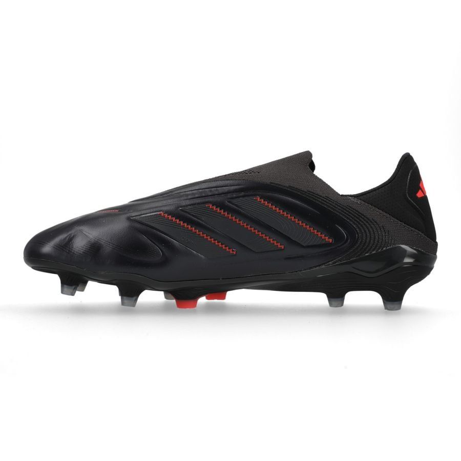 adidas Copa Pure Elite III Laceless FG Stealth Victory - Noir/Gris/Lucid Red