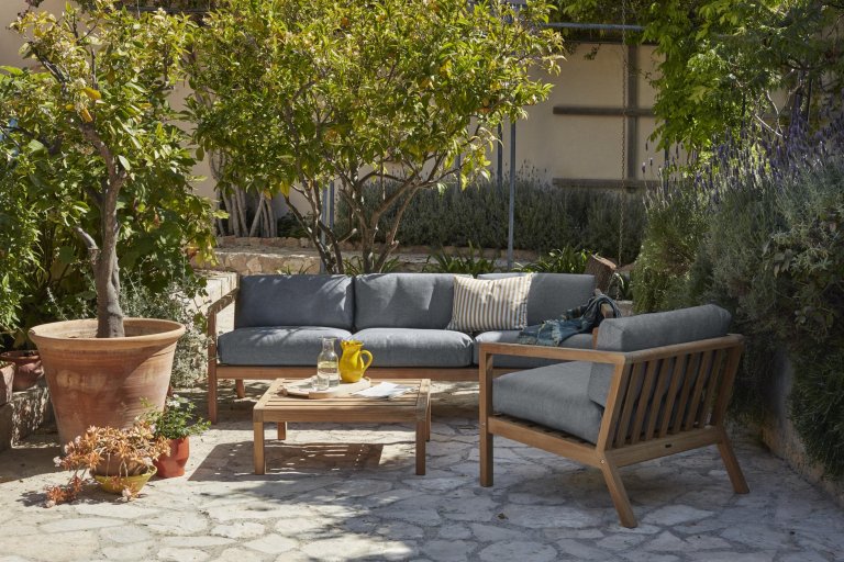 Fritz Hansen Virkelyst 3-zits loungebank Ash