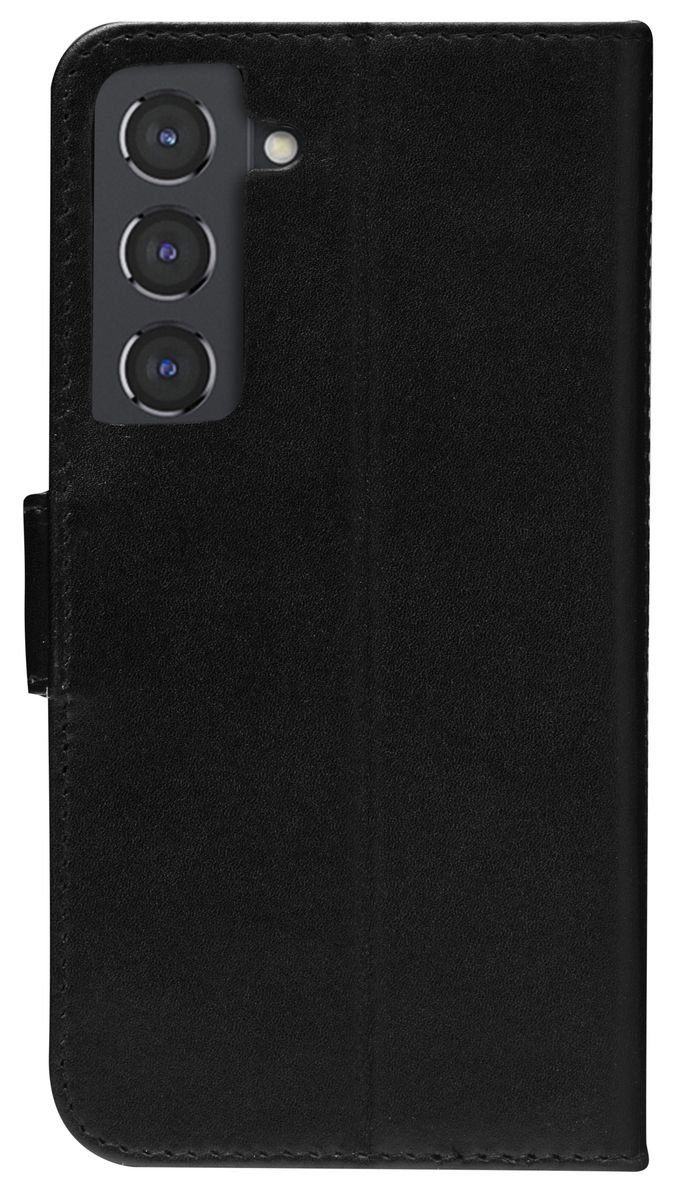 Samsung Galaxy S22 5G Echtleder Tasche mit RFID Schutz Copenhagen Slim (CSSSGTBL1434) - Schwarz