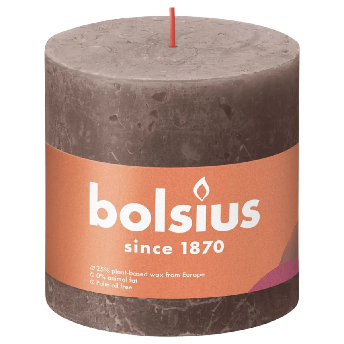 Bolsius Bougies Taipe Rustique