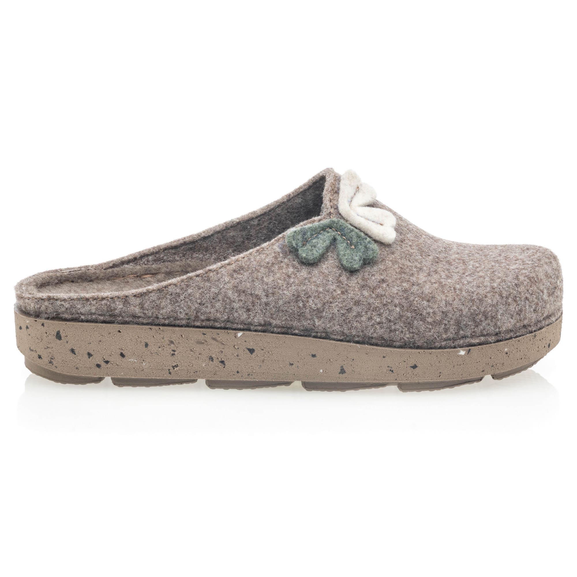 Pantoufles mules Femme beige