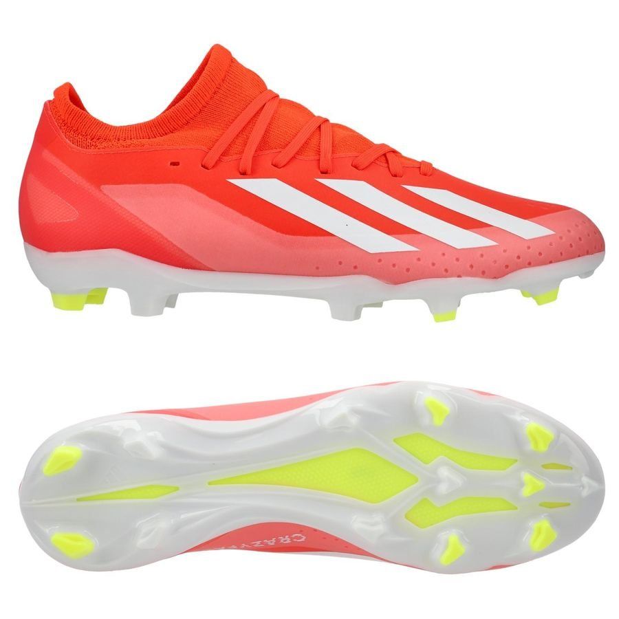 adidas X Crazyfast League FG Energy Citrus - Rouge/Blanc/Jaune