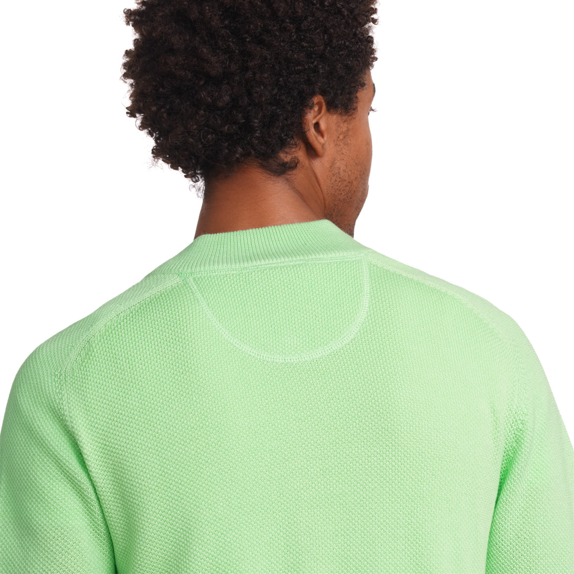 VanVaan Herren Strickjacke mit Reißverschluss hellgrün