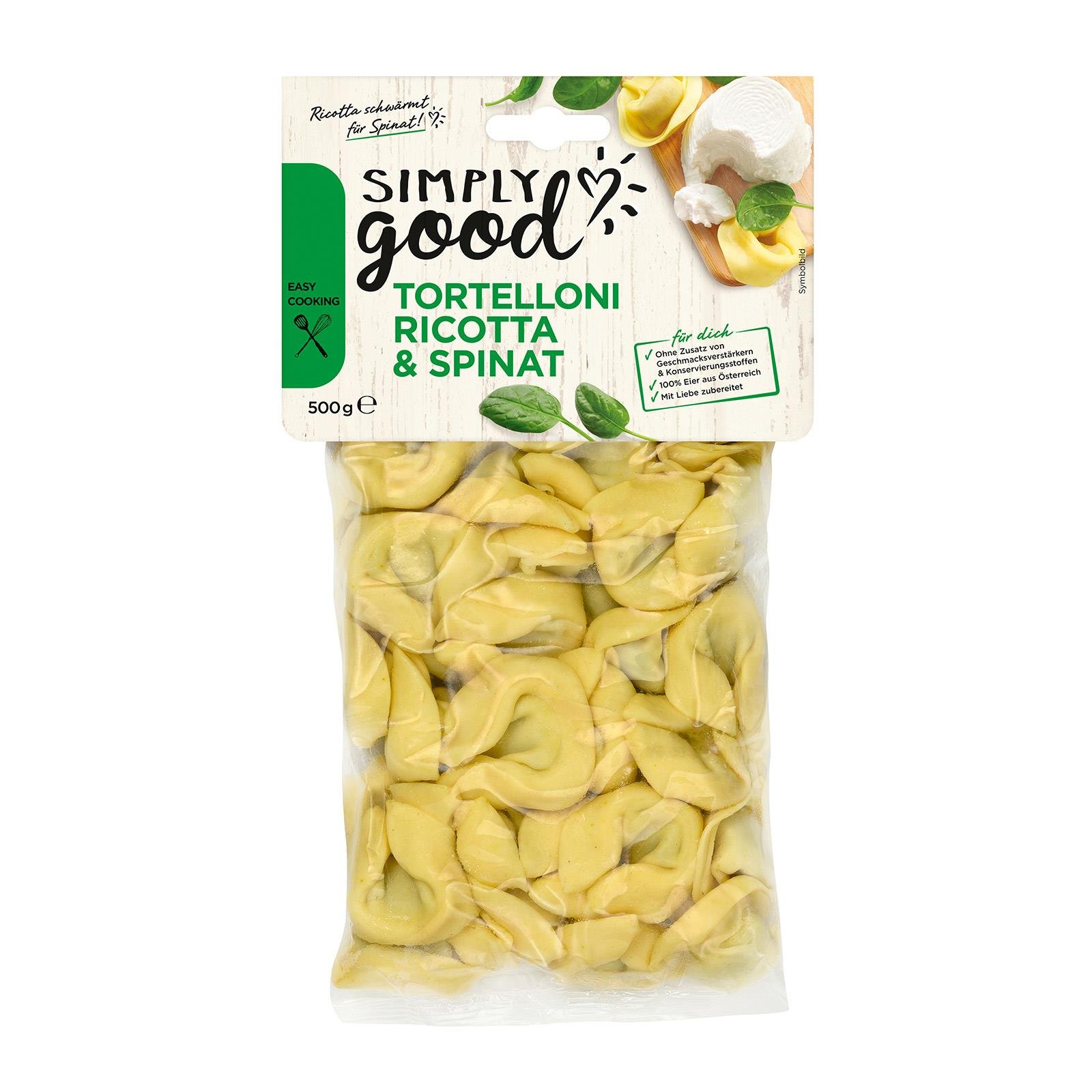 Simply Good Tortelloni Ricotta Spinat