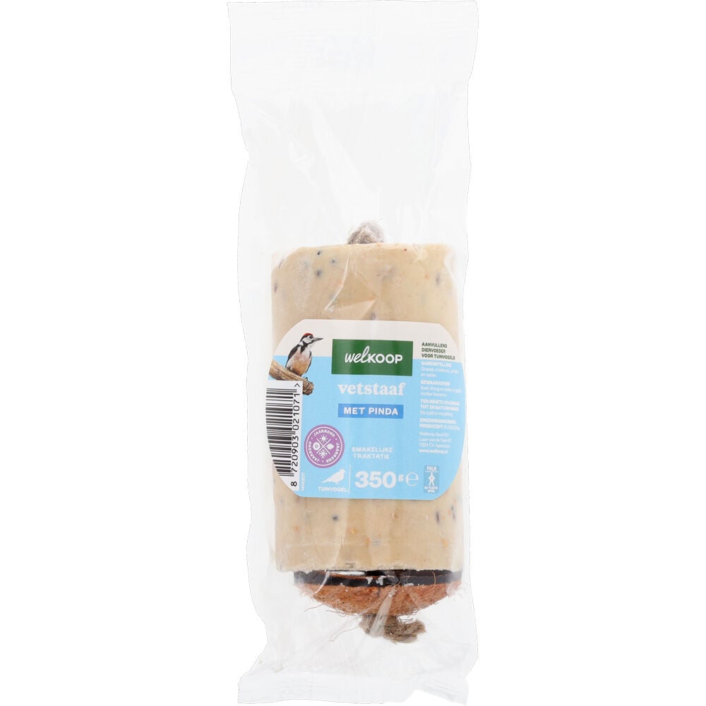 Welkoop - Vetstaaf - Tuinvogelvoer - 350 Gram - pinda