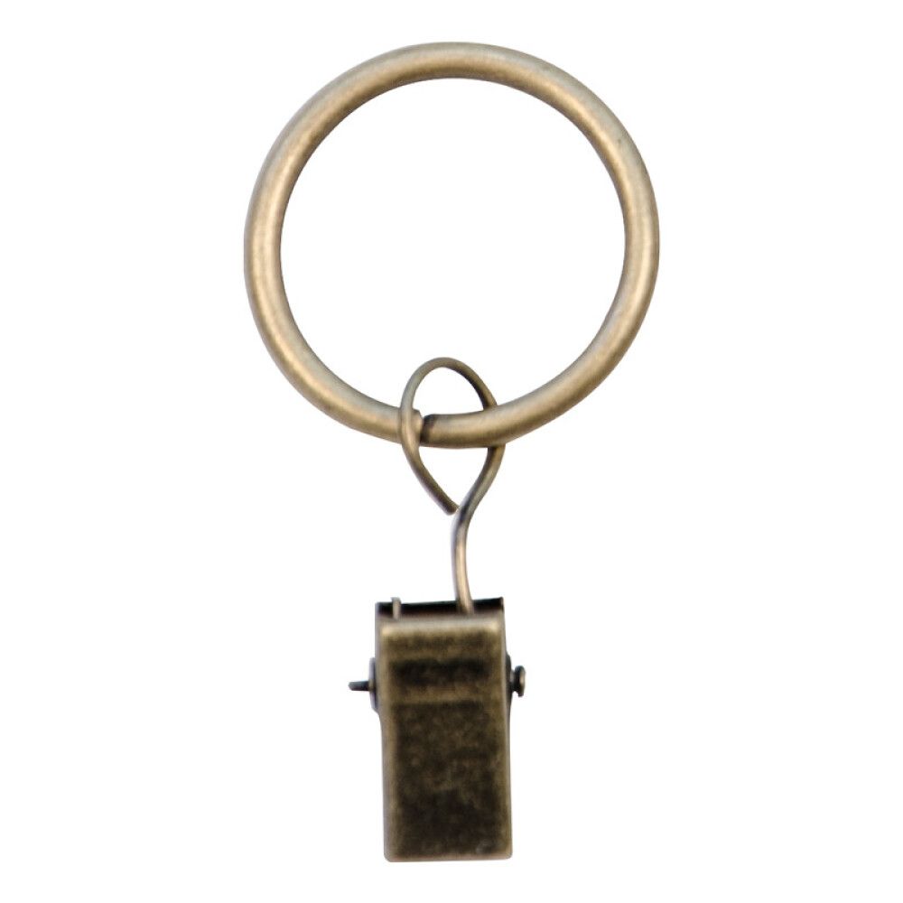 RING HASTA MED KLEMME Ø19 MM ANTIKKMESSING