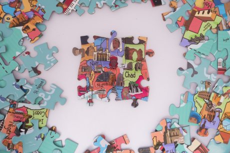 Giant Africa Map Puzzle