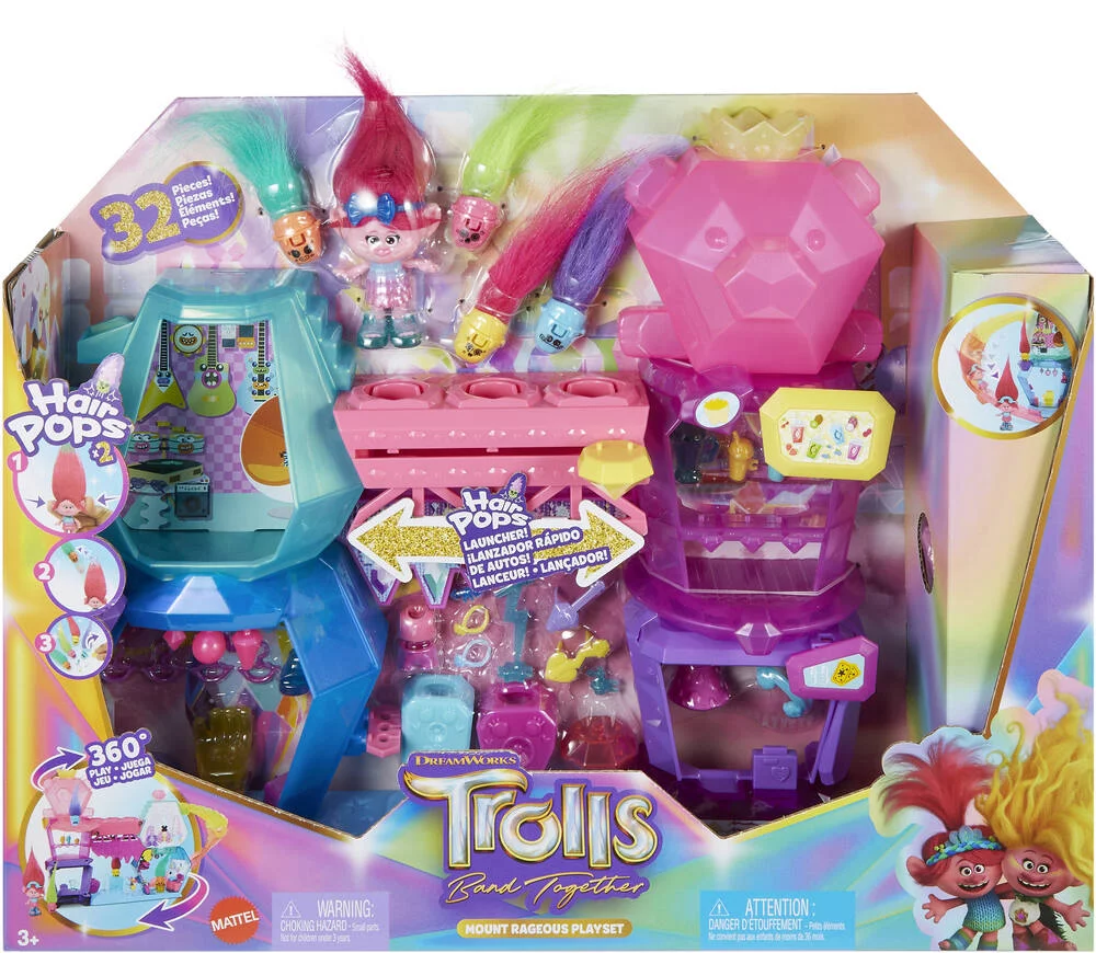 TROLLS 3 - COFFRET CLUB DE CRISTAL - HAIR POPS