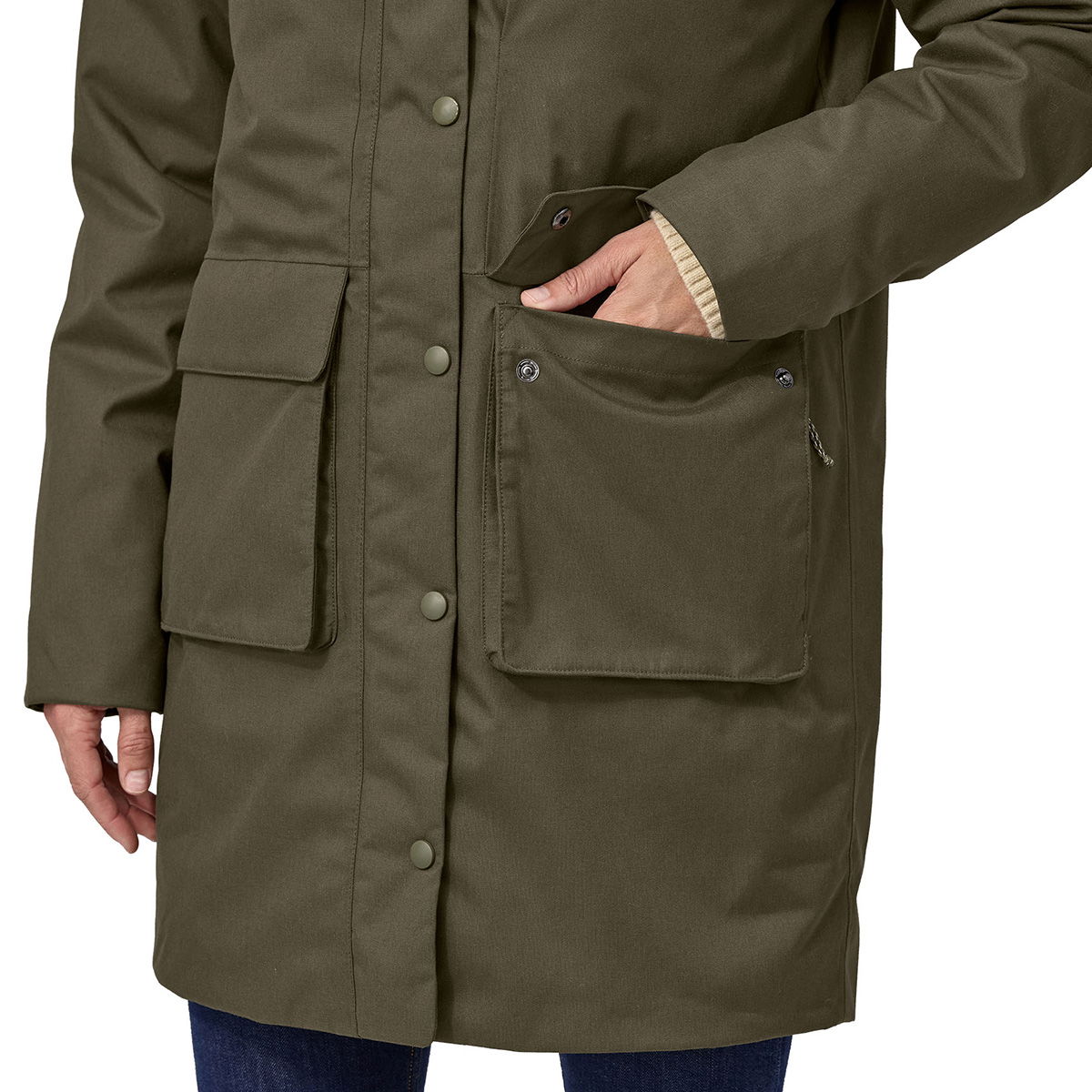 Patagonia Pine Bank 3-in-1 Parka, dame (Pitch Blue) - Spejder Sport