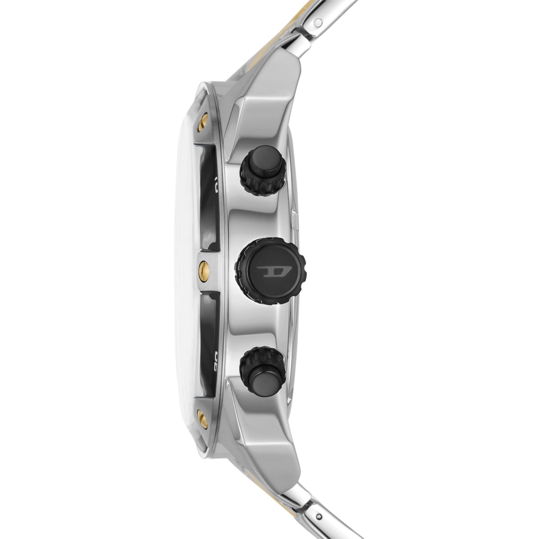 Diesel Spiked Chronograph Goldig / Silbrig