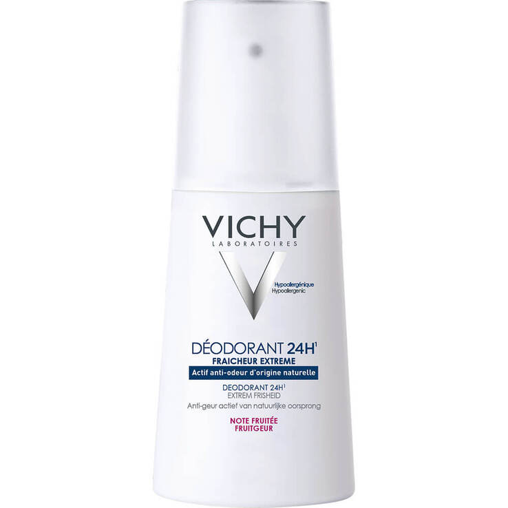 Vichy Deo-Spray 24h mit fruchtig-frischem Duft, 100 ml